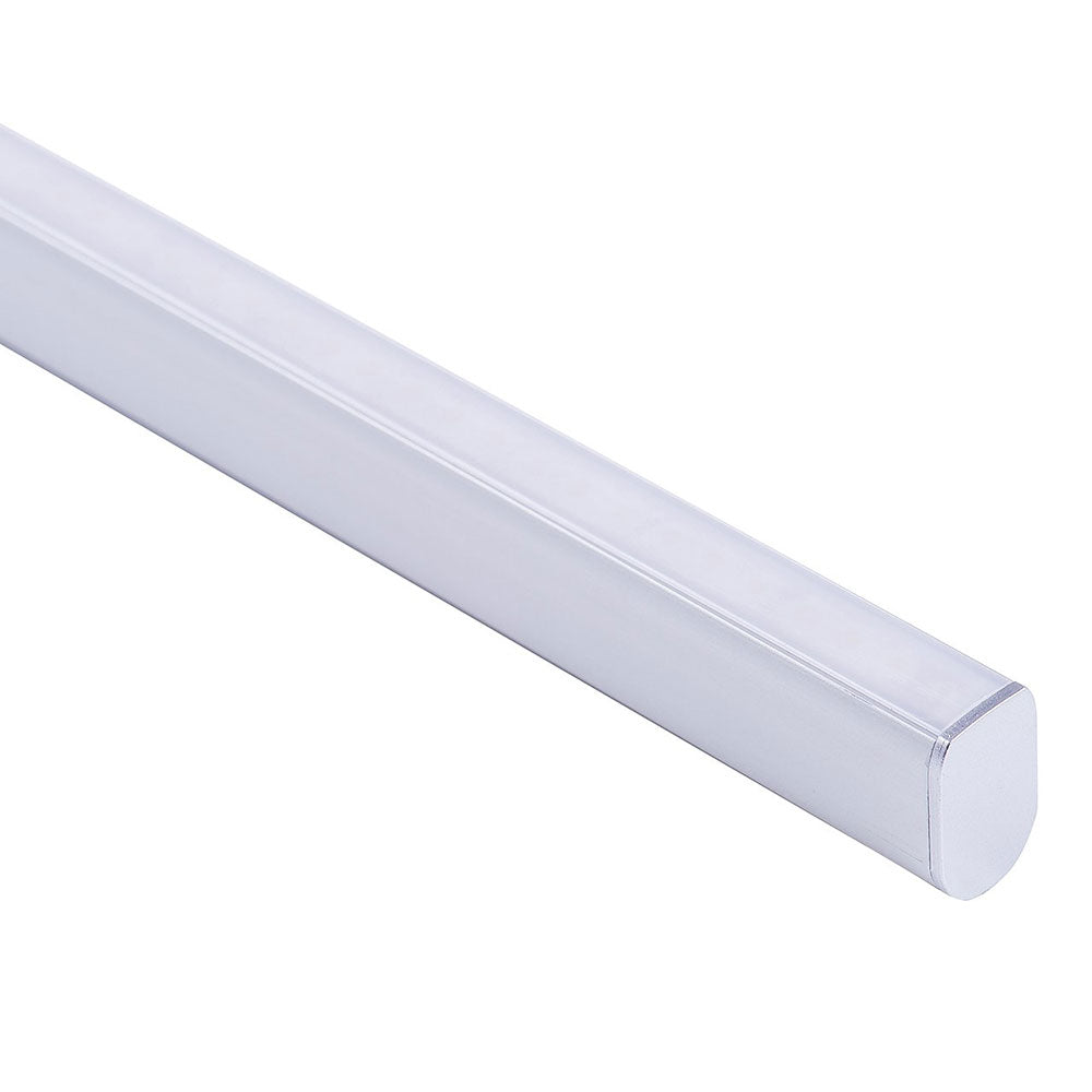 Wardrobe 3 Meter 19x30mm Aluminium LED Profile Silver - HV9692-1930-3M