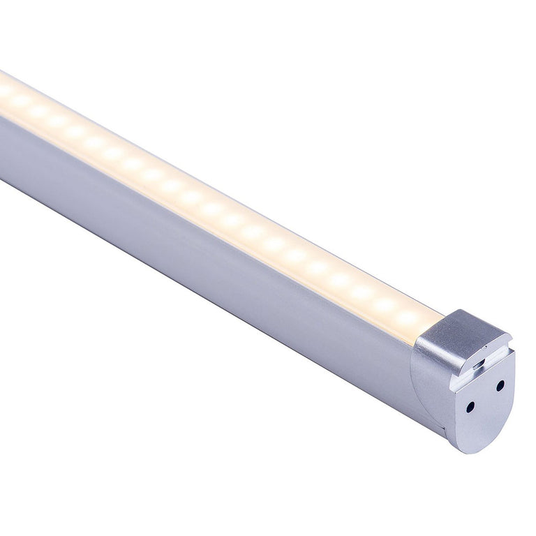 Wardrobe 2 Meter 19x30mm Aluminium LED Profile Silver - HV9692-1930-2M