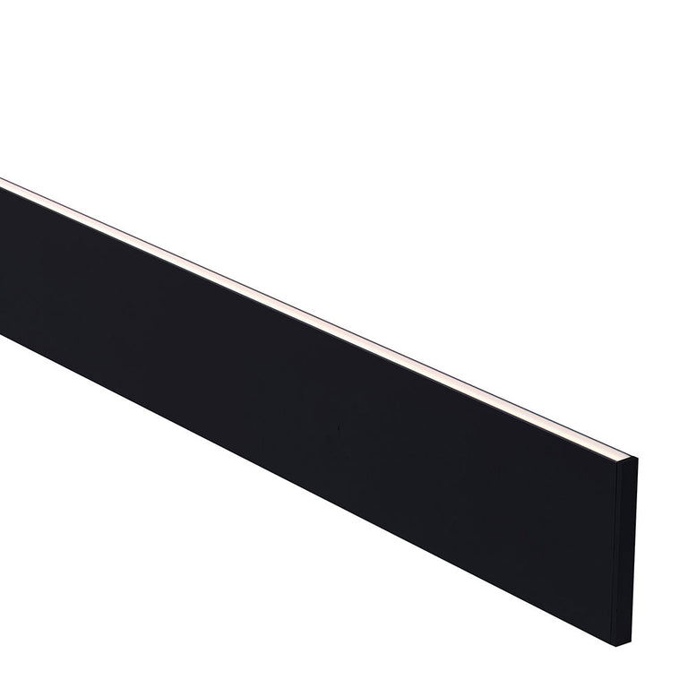 Suspended 1 Meter 10x89mm Aluminium LED Profile Black - HV9693-1089-BLK