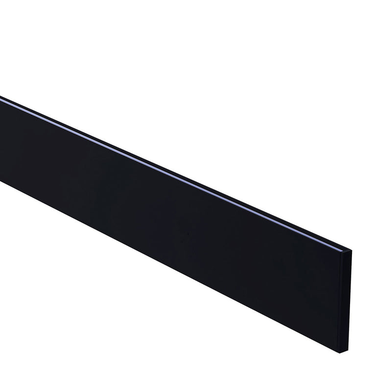 Suspended 1 Meter 10x89mm Aluminium LED Profile Black - HV9693-1089-BLK