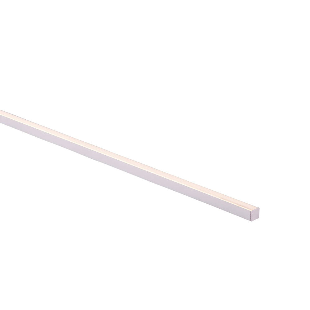 Shallow Square 3 Meter 16x15mm Aluminium LED Profile White -  HV9693-1615-WHT-3M