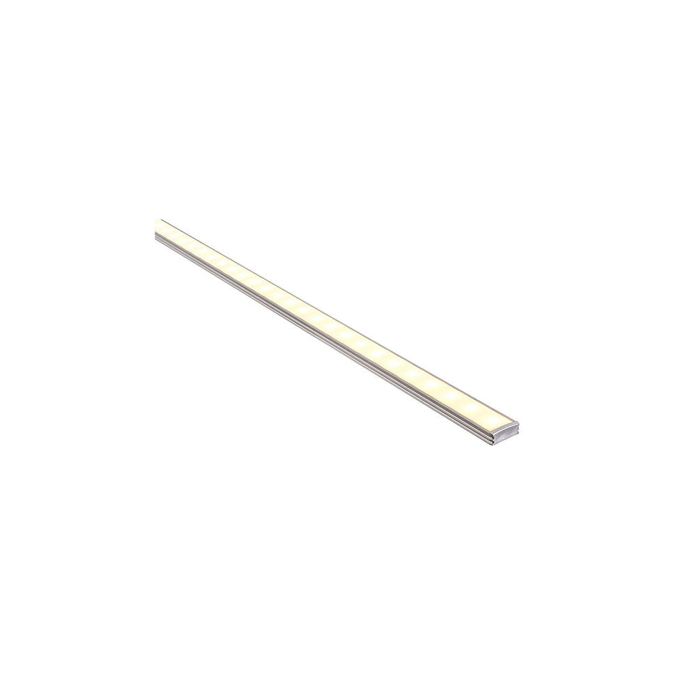 Shallow Square 3 Meter 18x9mm Aluminium LED Profile Silver - HV9693-1707-3M
