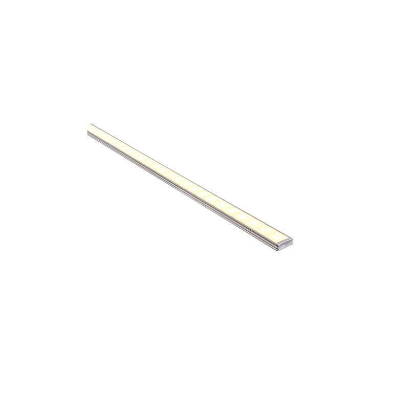 Shallow Square 3 Meter 18x9mm Aluminium LED Profile Silver - HV9693-1707-3M