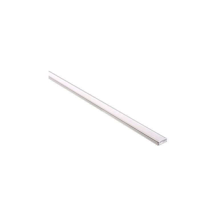 Shallow Square 3 Meter 18x9mm Aluminium LED Profile Silver - HV9693-1707-3M