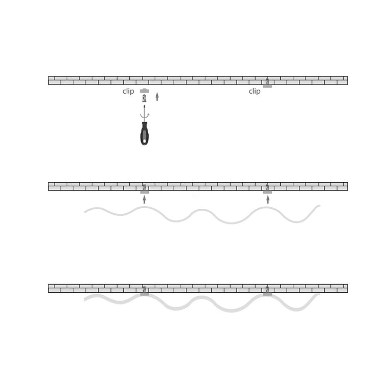 Shallow Square 1 Meter 18x6mm Bendable Aluminium LED Profile Silver - HV9693-1806
