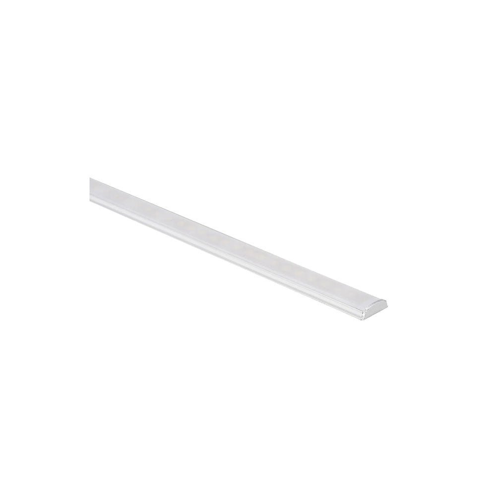 Shallow Square 1 Meter 18x6mm Bendable Aluminium LED Profile Silver - HV9693-1806
