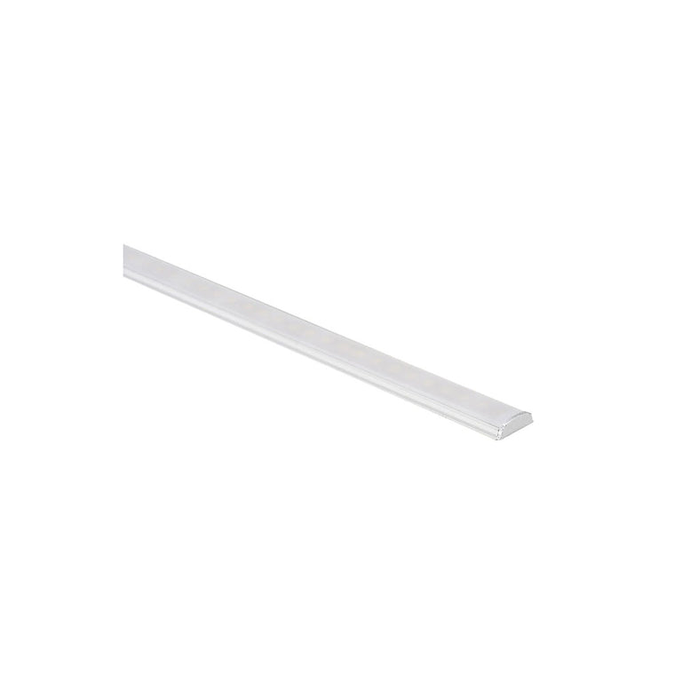 Shallow Square 2 Meter 18x6mm Bendable Aluminium LED Profile Silver - HV9693-1806-2M