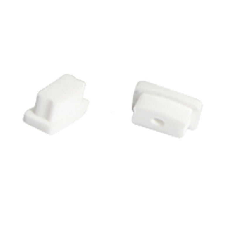 Shallow Square 3 Meter 19x8mm Weatherproof Aluminium LED Profile Silver - HV9693-1808-3M