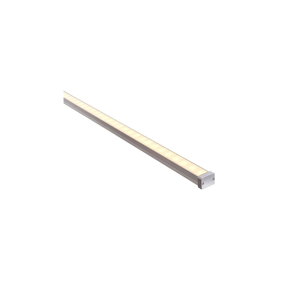 Shallow Square 2 Meter 18x13mm Weatherproof Aluminium LED Profile Silver - HV9693-1812-2M