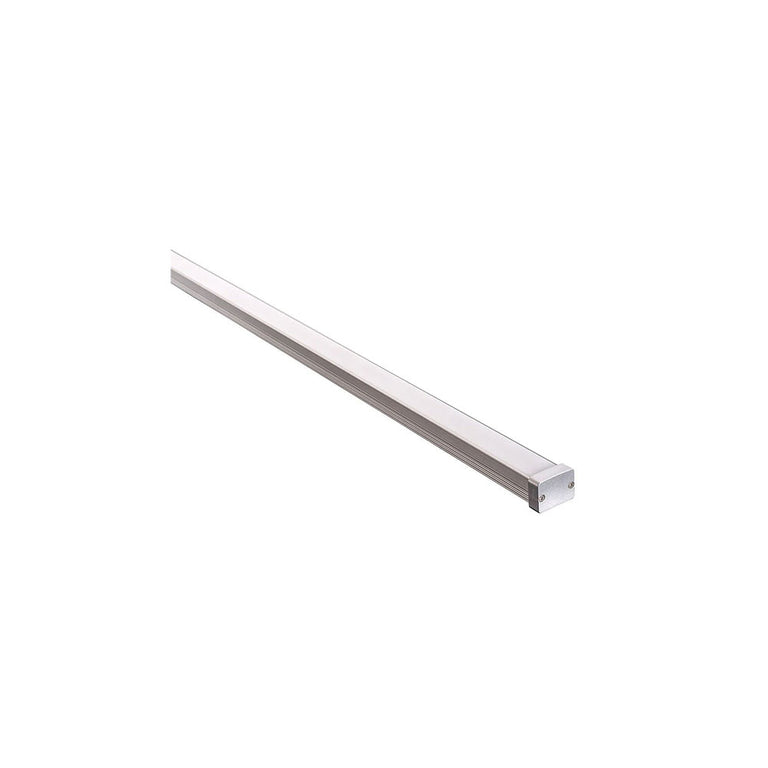 Shallow Square 2 Meter 18x13mm Weatherproof Aluminium LED Profile Silver - HV9693-1812-2M