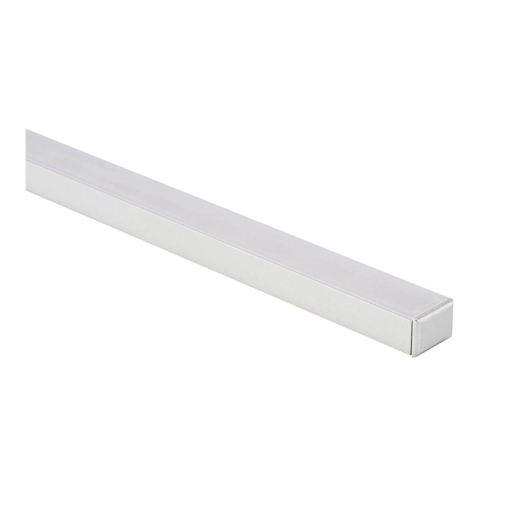 Deep Square 1 Meter 19x14mm Aluminium LED Profile Silver - HV9693-1922