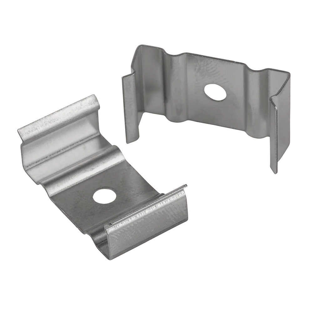 Shallow Square 3 Meter 23x10mm Aluminium LED Profile Silver - HV9693-2310-3M