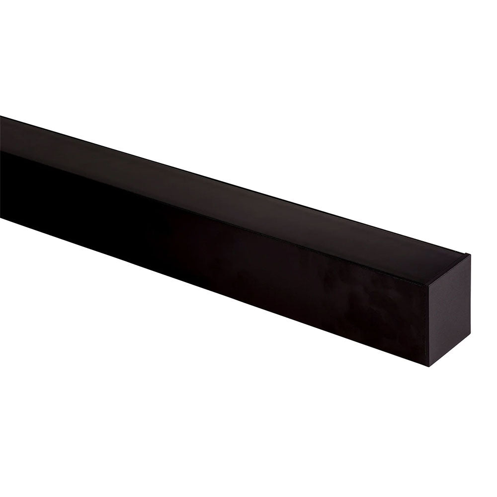 Black Standard Diffuser to Suit Aluminium Profile / 1 Metre - HV9693-6070-BLKSD