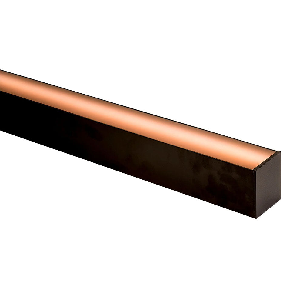 Black Standard Diffuser to Suit Aluminium Profile / 1 Metre - HV9693-6070-BLKSD