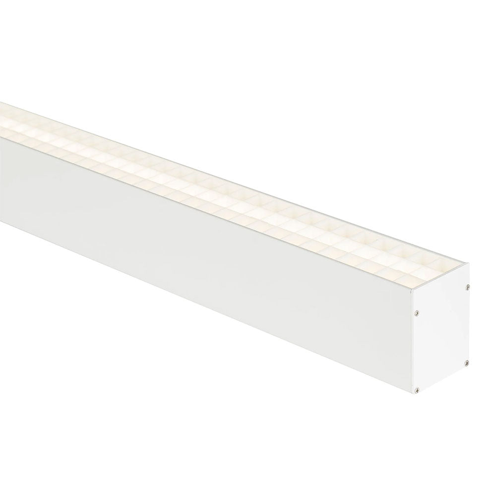 Suspended or Surface Mounted 2 Meter 52x70mm Aluminium LED Profile White - HV9693-5271-WHT-2M