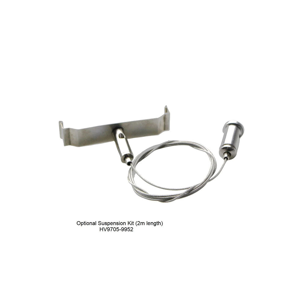 Suspended Up & Down 1 Meter 60x80mm Aluminium LED Profile White - HV9693-6080-WHT