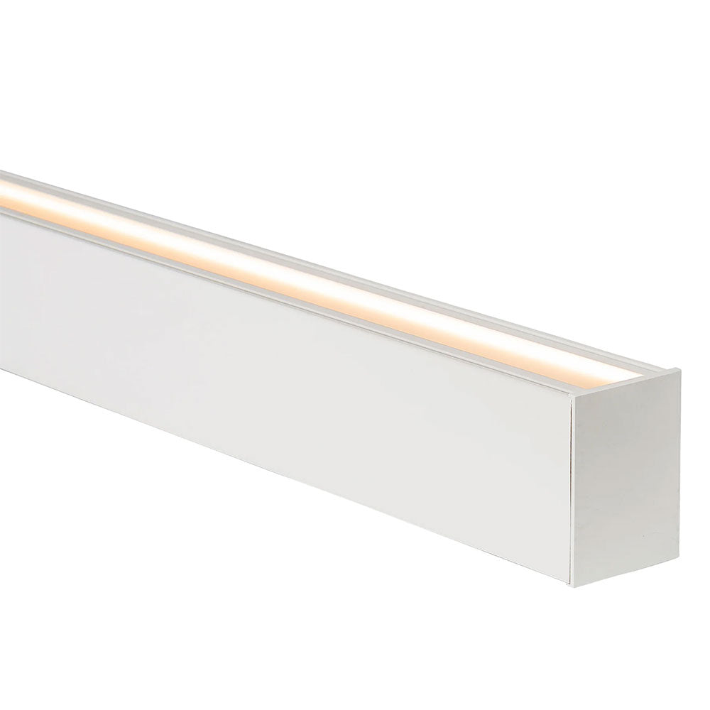 Suspended Up & Down 1 Meter 60x80mm Aluminium LED Profile White - HV9693-6080-WHT