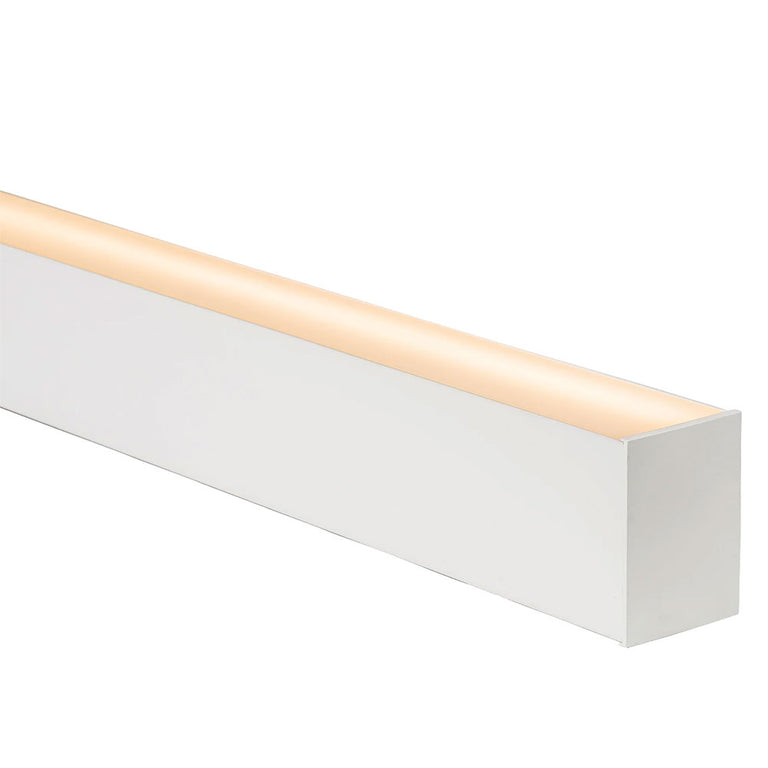 Suspended Up & Down 1 Meter 60x80mm Aluminium LED Profile White - HV9693-6080-WHT
