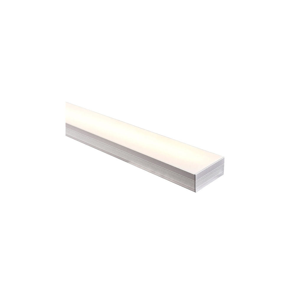 Deep Square 2 Meter 80x35mm Aluminium LED Profile Silver - HV9693-8035-2M
