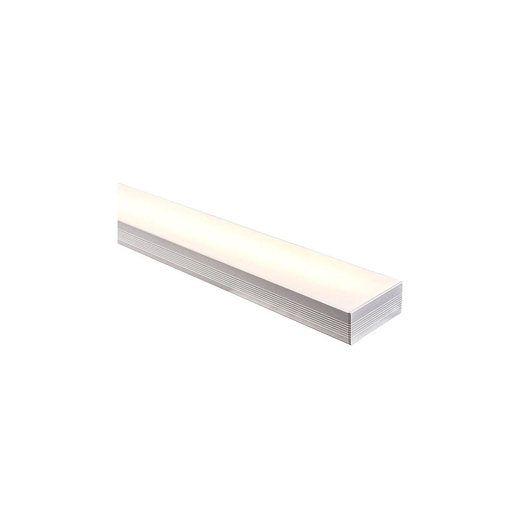 Deep Square 2 Meter 80x35mm Aluminium LED Profile Silver - HV9693-8035-2M