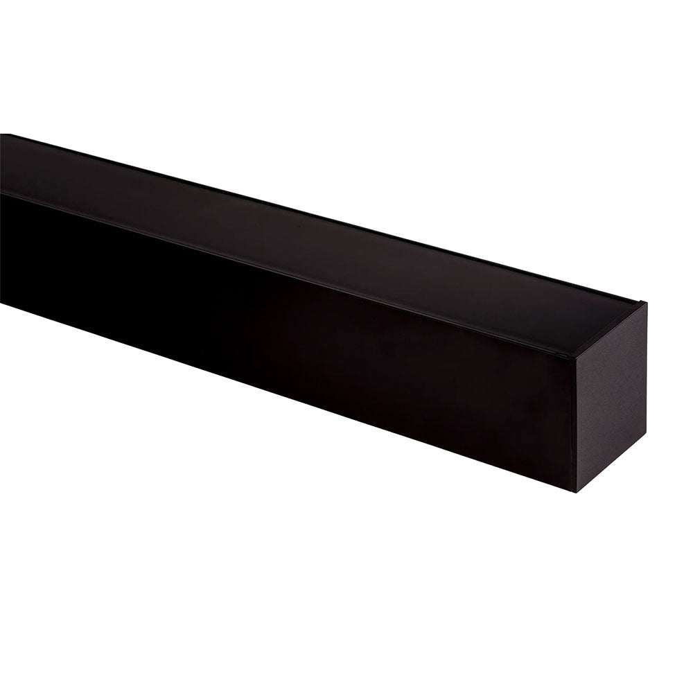 Black Standard Diffuser to Suit Aluminium Profile / 1 Metre - HV9693-8090-BLKSD