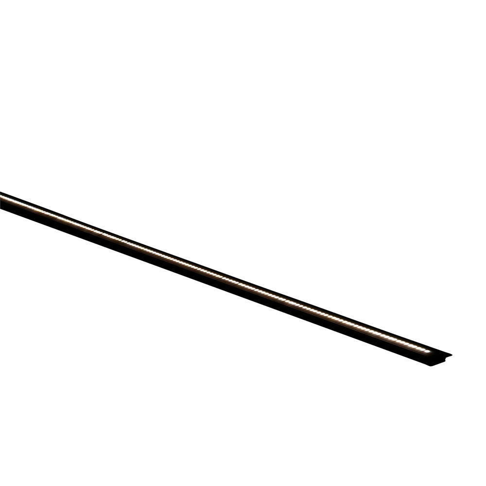 Black Standard Diffuser to Suit Aluminium Profile / 1 Metre - HV9695-2507-BLKSD