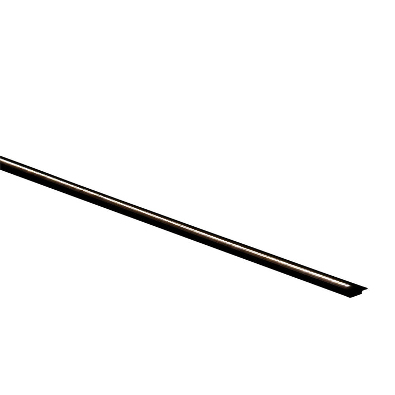Black Standard Diffuser to Suit Aluminium Profile / 1 Metre - HV9695-2507-BLKSD