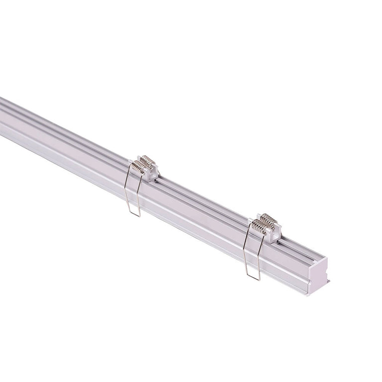 Deep Recessed Anti Glare 1 Meter 29x26mm Winged Aluminium LED Profile Silver - HV9695-2926