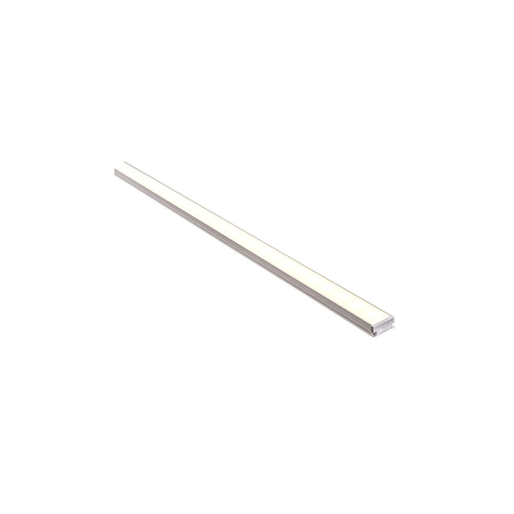 Shallow Foot Trafficable 1 Meter 19x9mm Aluminium LED Profile Silver - HV9698-1908