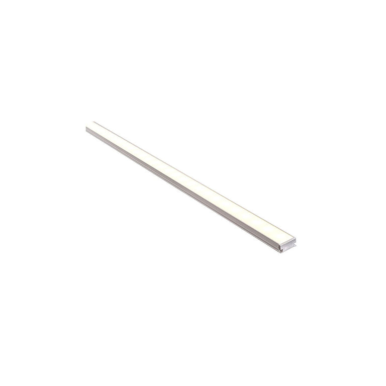 Shallow Foot Trafficable 1 Meter 19x9mm Aluminium LED Profile Silver - HV9698-1908