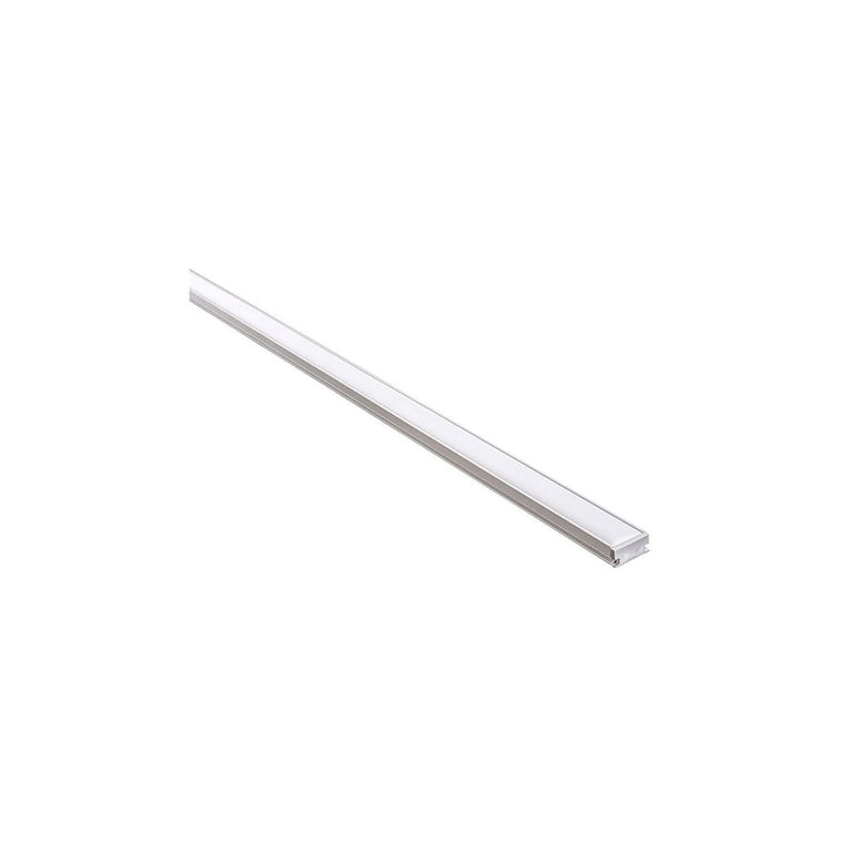 Shallow Foot Trafficable 1 Meter 19x9mm Aluminium LED Profile Silver - HV9698-1908