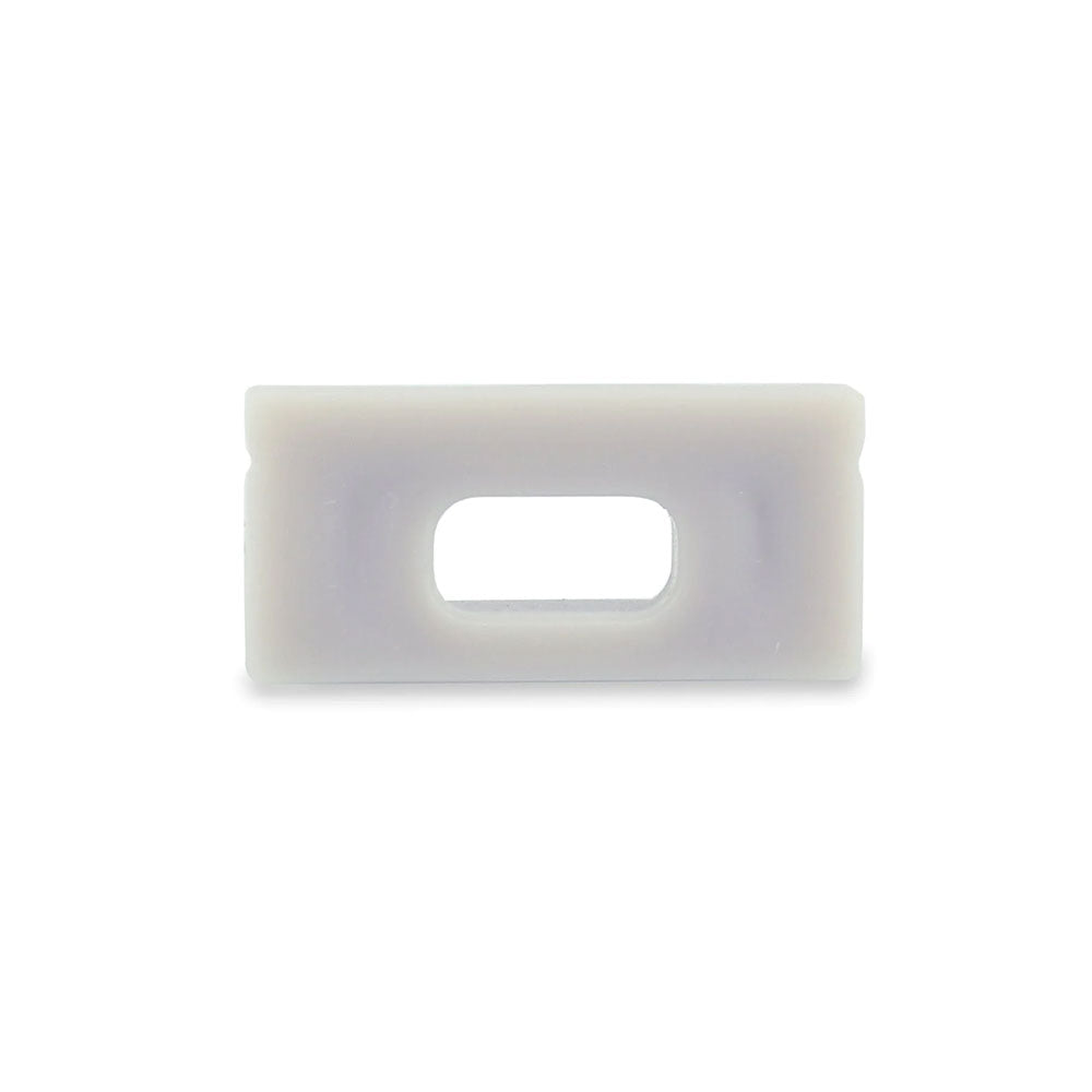 Shallow Square 2 Meter 17x8mm Aluminium LED Profile Silver - HV9699-1708-2M
