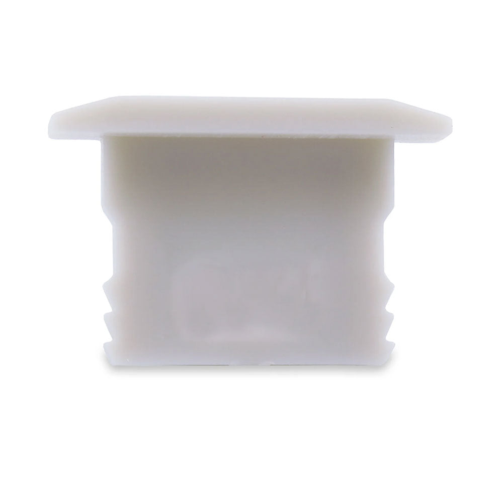 Deep Square Surface Mounted or Recessed 2 Meter 23x15mm  Winged Aluminium LED Profile Silver - HV9699-2315-2M