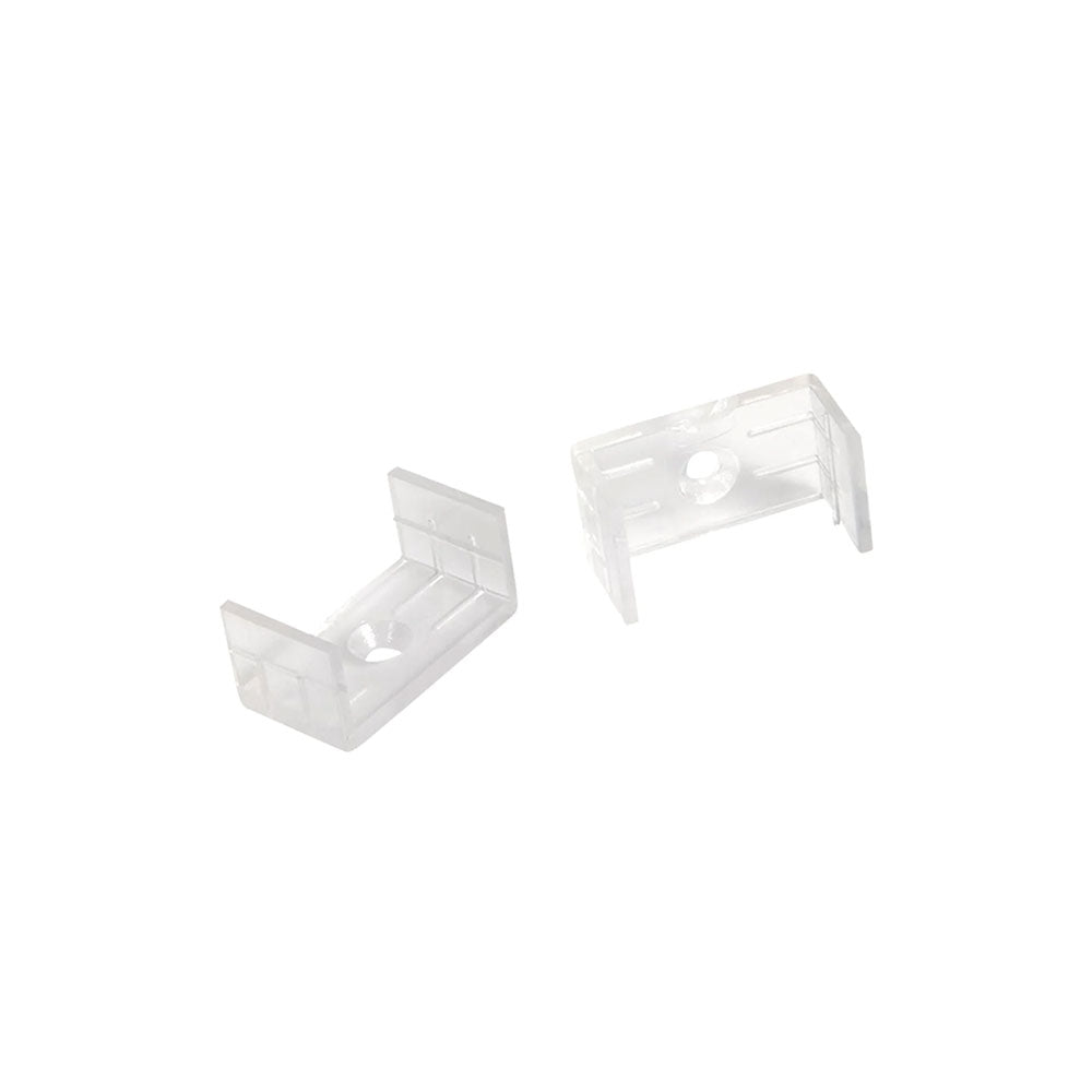 Shallow Square 2 Meter 27x7mm Aluminium LED Profile Silver - HV9699-2707-2M