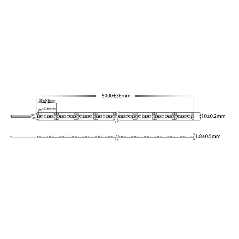19.2W IP20 24V DC 240 LED 5500K 30 Metre LED Strip / Cool White - HV9723-IP20-240-5K-1-30M