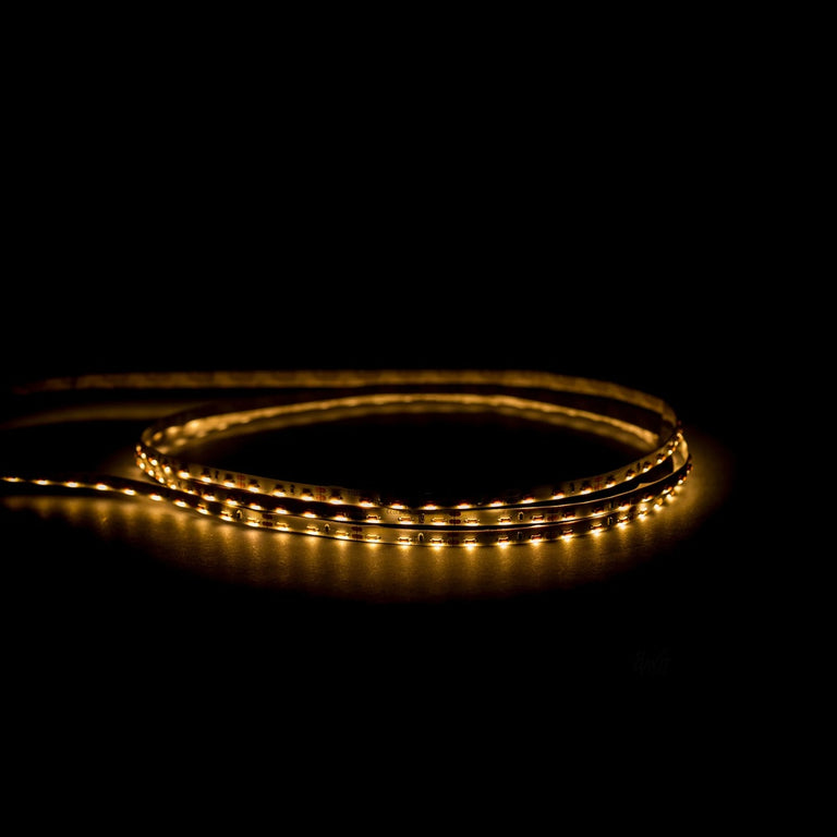 7.7W IP20 12V DC Side Mounted 3000K 1 Metre LED Strip / Warm White - HV9723-IP20-96SM-3K