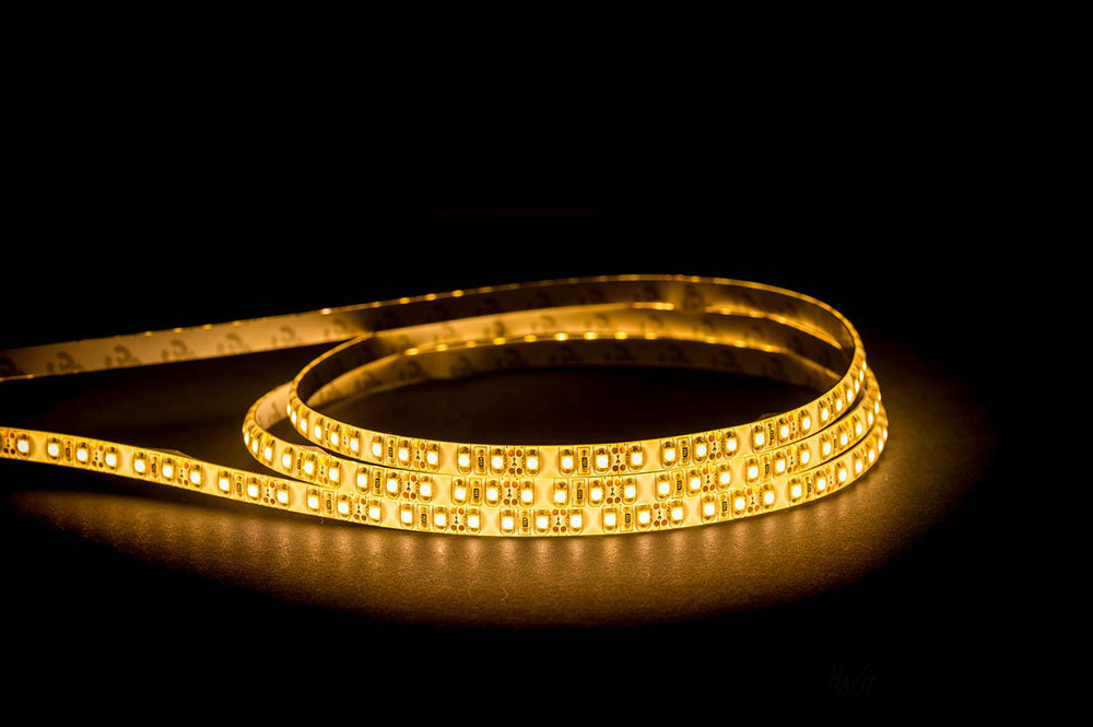 9.6W 12V DC Dimmable LED Strip / Warm White - HV9723-IP54-120-3K