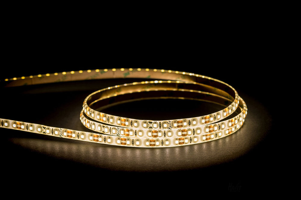 9.6W 12V DC Dimmable LED Strip / Cool White - HV9723-IP54-120-4K