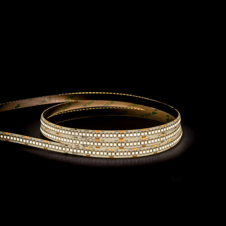 19.2W IP54 24V DC 240 LED 5500K 10 Metre LED Strip / Cool White - HV9723-IP54-240-5K-1-10M
