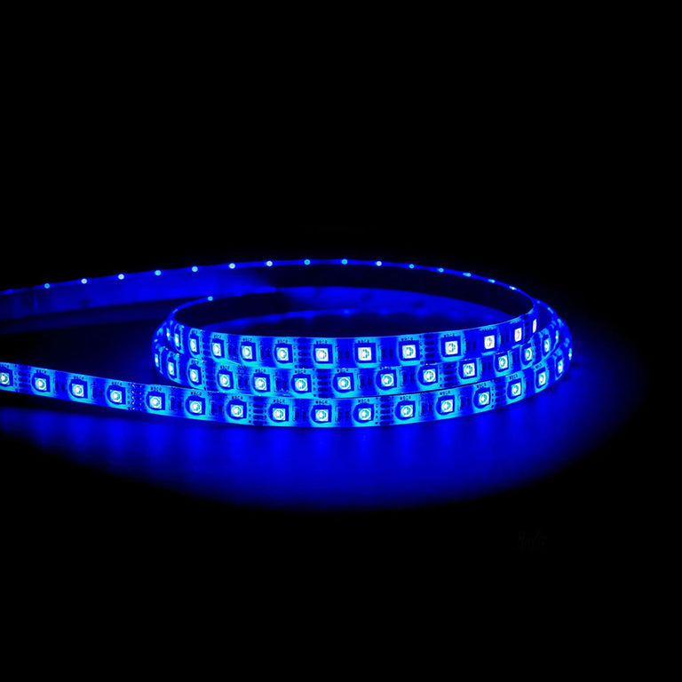 14.4W 12V DC Dimmable LED Strip / RGB + Cool White - HV9751-IP54-60-RGBC