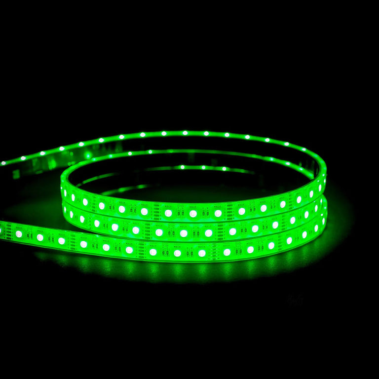 14.4W 12V DC Dimmable LED Strip / RGB + Cool White - HV9751-IP67-60-RGBC