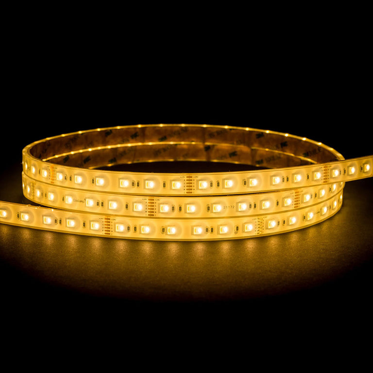 24W 24V DC Dimmable LED Strip / RGBCW - HV9752-IP67-60-RGBCW