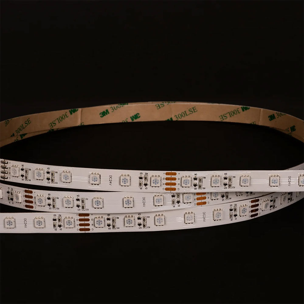 Long Run 30M RGB IP20 11W 24V DC 60 LED Strip - HV9753-IP20-60-RGB-30M