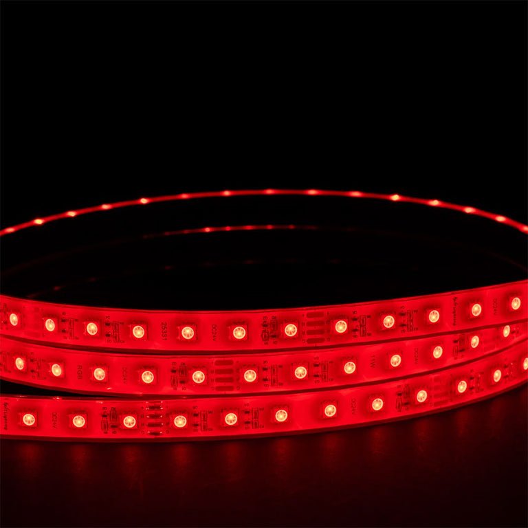 Long Run 15M RGB IP67 11W 24V DC 60 LED Strip - HV9753-IP67-60-RGB-15M