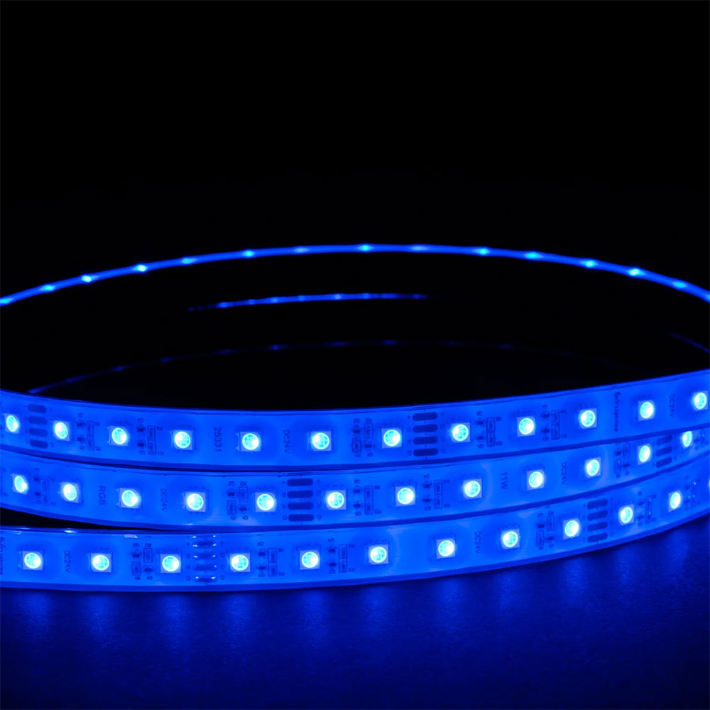 Long Run 15M RGB IP67 11W 24V DC 60 LED Strip - HV9753-IP67-60-RGB-15M