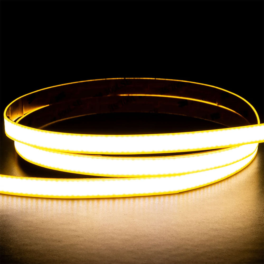 14W IP20 24V DC 1152 LED COB 4000K 30 Metre LED Strip / Natural White - HV9761-IP20-1152-4K-30M