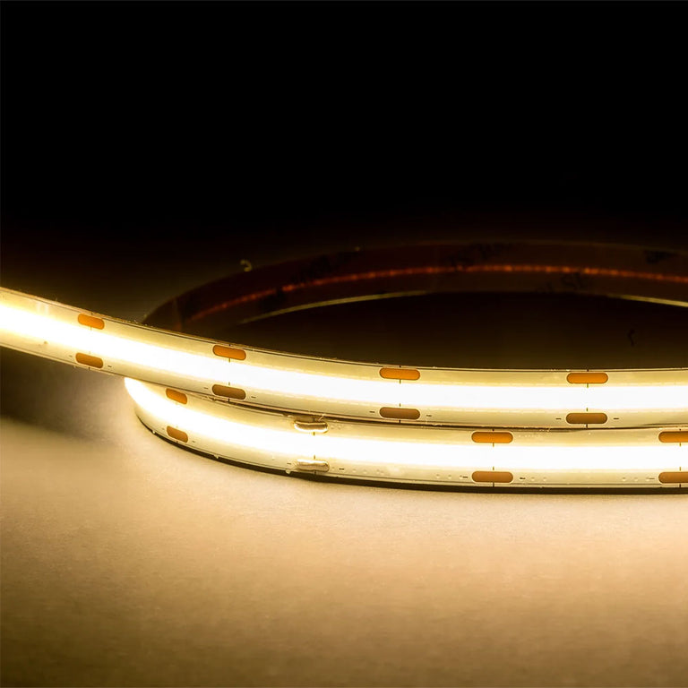 9.6W IP20 24V DC 50 Meter 4000K COB LED Strip / Neutral White - HV9761-IP20-320-4K-50M