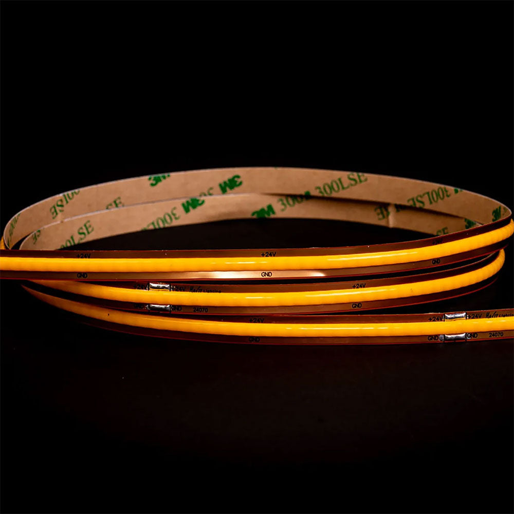 Dotless Free Cut COB 12W IP20 24V DC 528 LED 5500K 30 Metre LED Strip / Cool White - HV9761-IP20-528-5K-30M