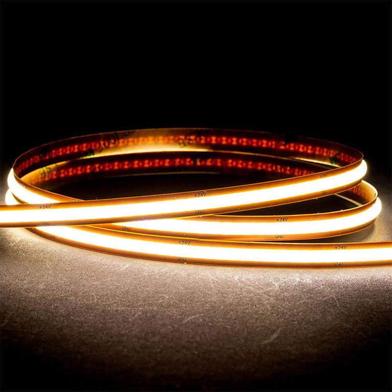 Dotless Free Cut COB 12W IP20 24V DC 528 LED 5500K 30 Metre LED Strip / Cool White - HV9761-IP20-528-5K-30M