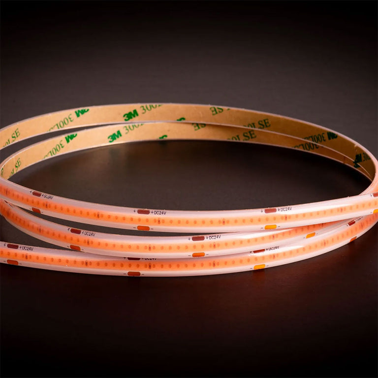 9.6W IP54 24V DC 320 LED COB Dotless 1 Metre LED Strip / Violet - HV9761-IP54-320-V